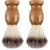 Import Wholesale High Quality Private Label Wooden Handle Shaving Brush False Boar Hair Bristle Beard Brush For Men from China