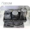 Wholesale Home Goods Modern Natural Marble Bathroom Luxury Accessories Set