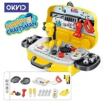 wholesale learning model suitcasee plastic toy tool set for kids