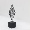 Wholesale Modern Accessories Items Metal Sculpture Luxury Tabletop Home Decoration
