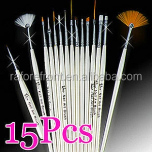 Wholesale nail brush 15pcs/settool for nail art