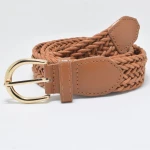 wholesale new designer braided thin slimming classic wax rope women belt for woman jeans dress fashion wear