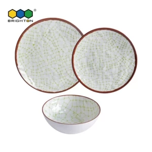 wholesale popular design melamine dinner ware set dinnerware for restaurant