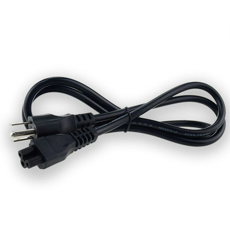 Wholesale Price Cheap Laptop Power Cord 1.2m Length with US Plug C5 AC Power Cable