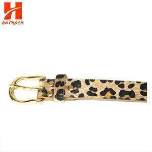 Wholesale women Belt leopard pattern PU leather belts