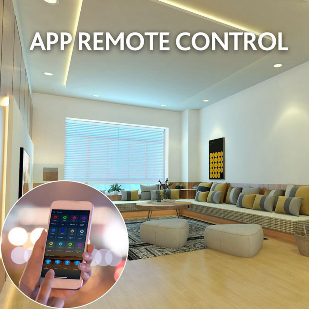 Led Soft Panel App Control Buy Wifi App Controlled Rgb Multicolor Compatible Smart Led Rgb Strip ...