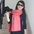 Import Women 100% cashmere knit big solid soft scarf shawl from China
