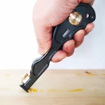 Wood Carbide Insert Scraper Glue Scraper Removal Aluminum Alloy Handle Woodworking Tool