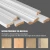 Import wood is originally from Europe white primed wooden baseboard skirting moulding baseboard mdf moulding from China