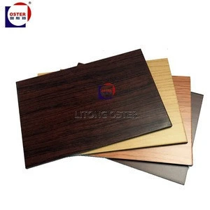 Wooden finish ACP inside wall decoration 2mm 3mm aluminum composite panel ACM sheets