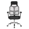 Workwell swivel mesh back fabric recliner computer task chair