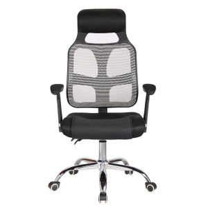 Workwell swivel mesh back fabric recliner computer task chair