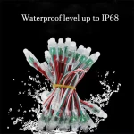 WS2811 smart DC5V/12V 12mm LED pixel module for Christmas decoration or other decoration led pixel string light 50 pcs/string