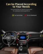 [X-Level] Hot Selling 360 Rotation aluminium alloy +silicone magnetic car mount mobile phone holder for car