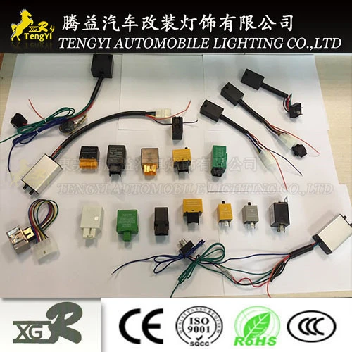 xgr 12V 3 pin LED Auto Turn Signal Flasher Relay decoder IC winker relay