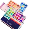 YANMEI private label Beautiful Best Formula 60 Colors Makeup Glitter Eyeshadow Palette