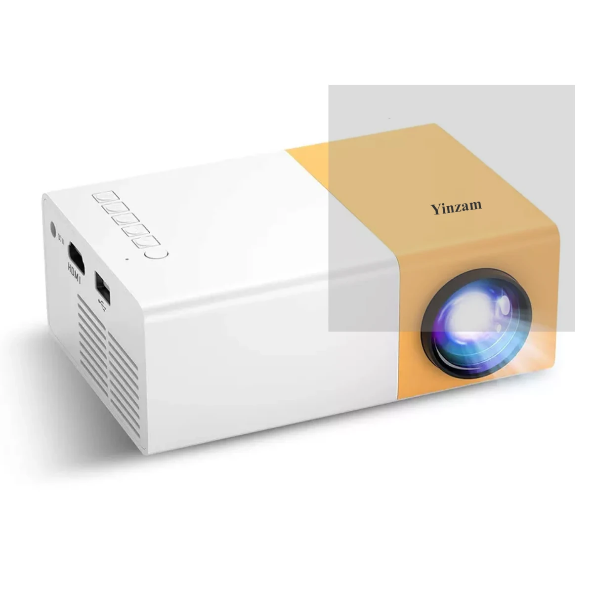 Yinzam Portable YG300 Cheap Mini Projector For Home Kids Smart Pocket Cinema Video Proyector YG-300 1000Lumens with 1080p Beamer