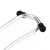 Import YJ S2424-BK Deluxe Medical Colorized-Metal-Head Sprague Rappaport Dual Tube Stethoscope from China