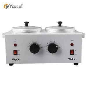Yoocell Double Adjustable Temperature 500 ML Pot Wax Warmer Heater For Professional Beauty Salon