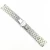 Import Yunse Factory Direct Custom Solid 316L Stainless Steel Watch Bracelets Curved End Full Sizes  Metal Watch Replacements Chain from China
