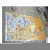 Import ZF Factory price peacock mosaic wall art mural mosaic gold foil glass tile and ice jade glass mosaic tiles to be cut from China