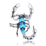 Zinc Alloy jewelry Brooches Scorpion Unisex & enamel more 1312113