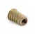 Import Zinc plated wood insert nut for furnitures M4x10mm from China