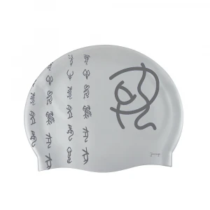ZLF Silicone swimming cap for kids colorful pattern customized logo durable soft swimming caps CP-3