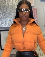 ZZYUP Solid Women Coat 2020 Hot Body-Shaped Chilly Parkas Autumn Winter Zipper Pocket Cotton-padded Thick Jacket Female Outfits