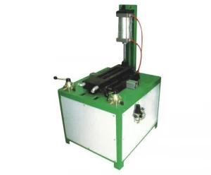 Solder bar casting and stamping machine