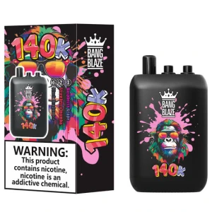 Bang Blaze 140000 Puffs 3 in 1 Vape CE RoHS Certified TPD Version Wholesale Germany France Europe Vaper