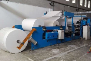 Toilet tissue paper roll making machine/ waste paper recycling equipment
