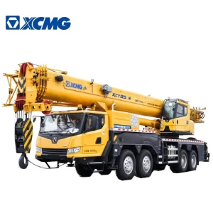 XCMG brand 85 ton 65m lifting height telescopic boom truck crane XCT85_M mobile crane for sale