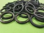 Polymer filled PTFE black spring energized seals