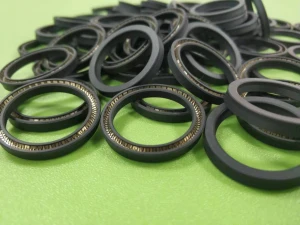 Polymer filled PTFE black spring energized seals