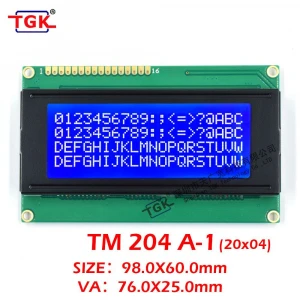 lcd display 20X4 modules TM204a-1 Standard 2004 lcd screen