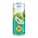 320ml Cans Soursop Fruit Juice Not From Concentrate from RITA beverage manufacturer