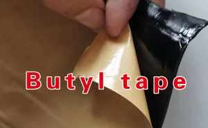 Butyl tape is separed by kraft paper