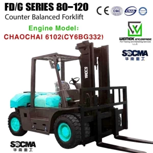 Socma forklift 8.0ton Diesel Forklift Truck
