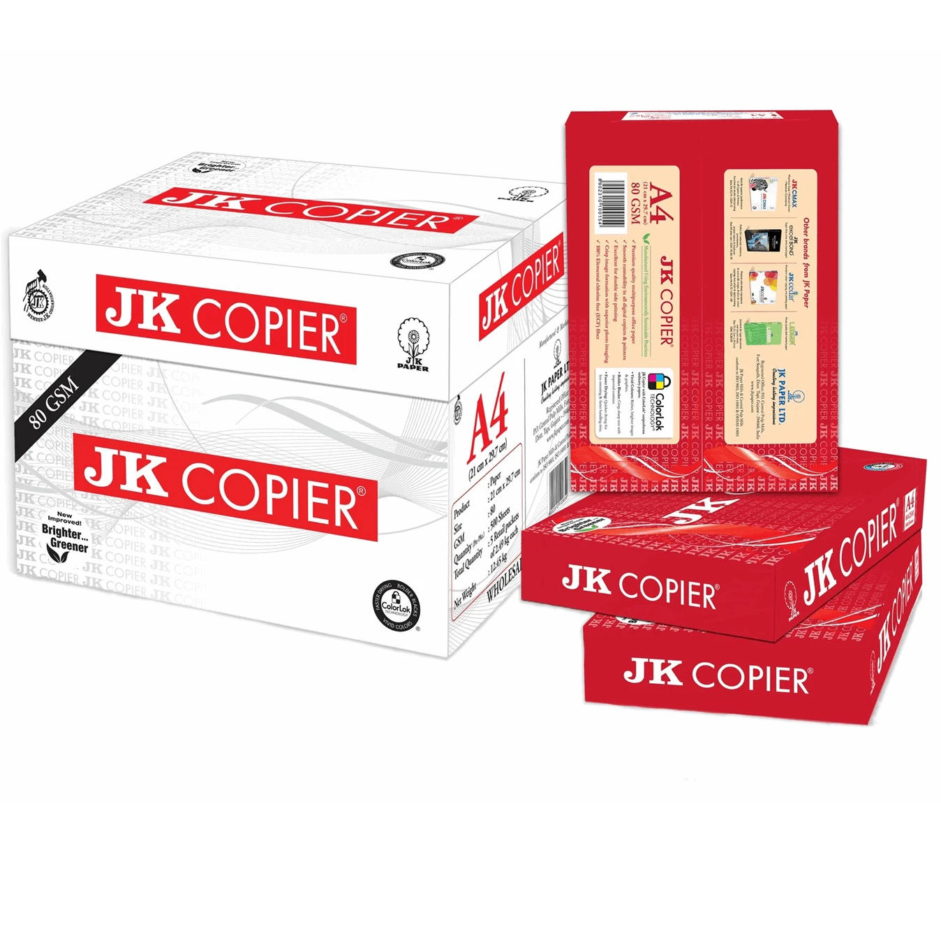Buy Jk Copier Paper A4 / Wholesale White 70 75 80 Gsm from Bertztrading,  Ukraine