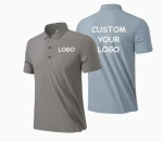 Nylon Spandex Polo Tshirts Plain Mens Polo Shirts