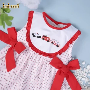 Vehicle hand embroidery girl dress customized hand made embroidery wholesale manufacturer - BB2875
