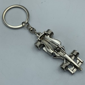 Hot Sales Metal Keychain 3D car logo custom Keychain F1car keyring