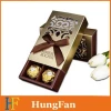 Nice Paper Cardboard Packaging Storage Chocolate Gift Box with Ribbon Tie