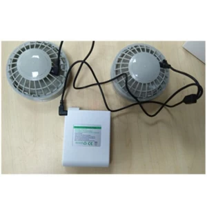 Hot selling rechargeable battery with summer jacket fan