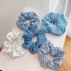 elastic hair tie scarf scrunchies pelo for hair wholesale