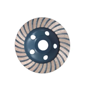 High Quality GUSHI Diamond Tools 4"/4.5"/5"/6"/7" Sintered Turbo Cup Wheel for Concrete