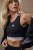 Import Black sports bra with elastic bands from Portugal