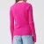 Import Cashmere Ribbed Sweater Fuchsia from China