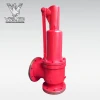 A44C-150LB Full-Lift Enclosed Safety Valve with Lever, 1" × 2" Flanged, WCB, Class 150 Orifice D